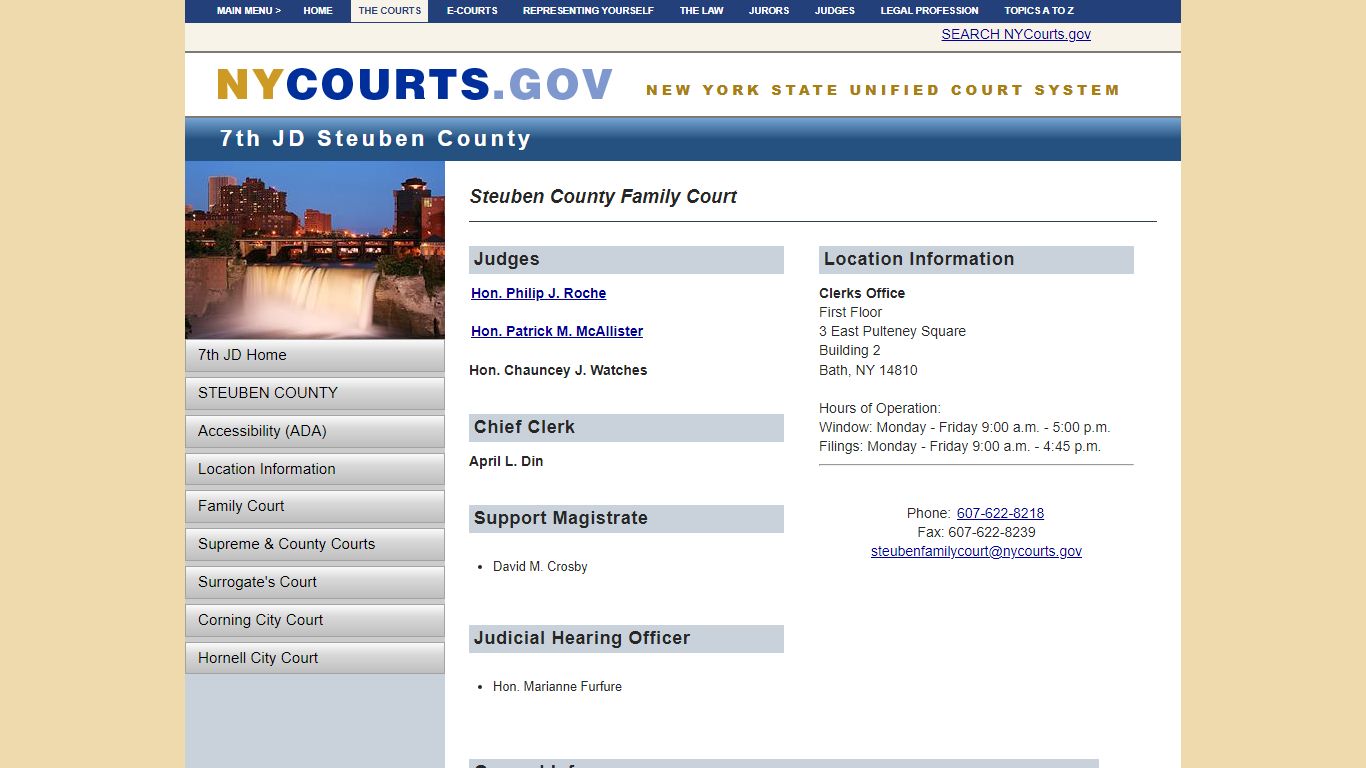 Steuben County Family Court | NYCOURTS.GOV - Judiciary of New York